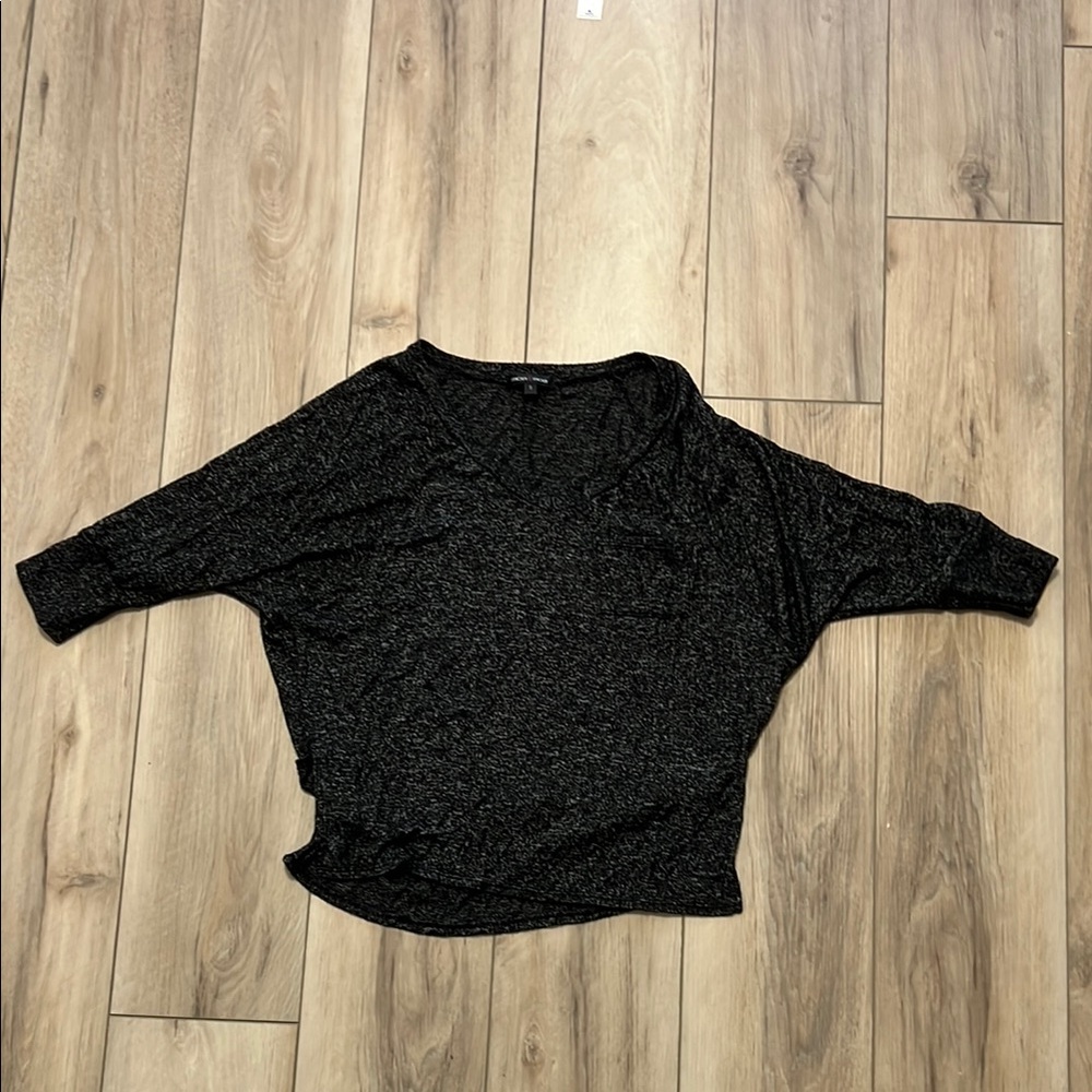 Women's Heather Black Moa Moa top size Small
